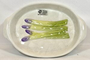 VASSOIO IN CERAMICA - Asparagi