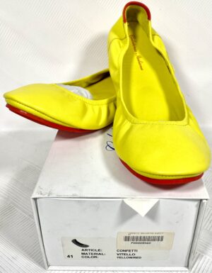 Ballerine in pelle - GELATERIA ITALIANA - Colore Yellow/Red