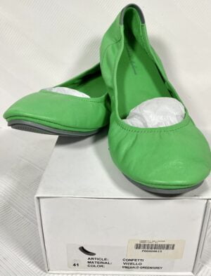 Ballerine in pelle - GELATERIA ITALIANA - Colore Emerald Green/Grey