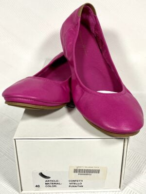 Ballerine in pelle - GELATERIA ITALIANA - Colore Fuxia/Tan