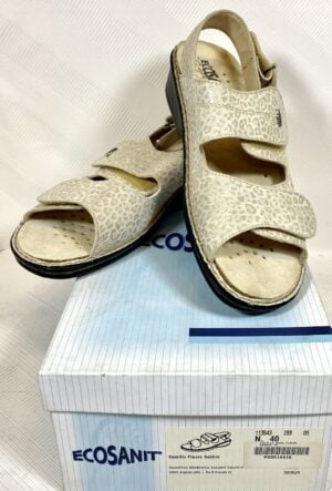 SANDALO ECOSANIT - Modello CAMILLO - Colore Fleurs Sabbia