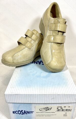 SCARPA ECOSANIT - Modello SAMIRA VELCRO - Colore Lac/Armony Sabbia