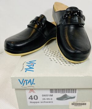 CIABATTA VITAL - Modello 0651M - Colore Nappa Schwarz